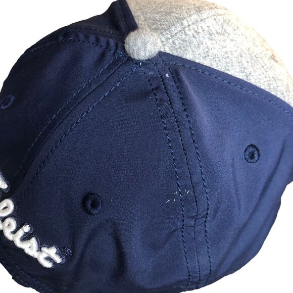 Titleist Cap Adjustable Golf Hat Navy & Gray Cotton/Polyester Blend Men One Size - Picture 10 of 12